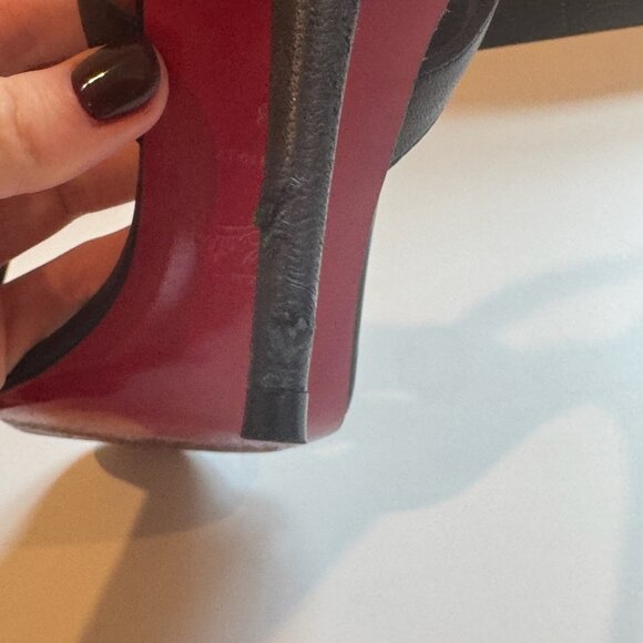 Christian Louboutin O Marylin 85 Leather Sandals - Picture 8 of 10